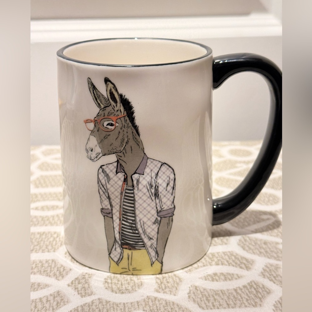 Donkey, Signature Housewares Hipster Coffee Beverage Mug - Picture 4 of 9